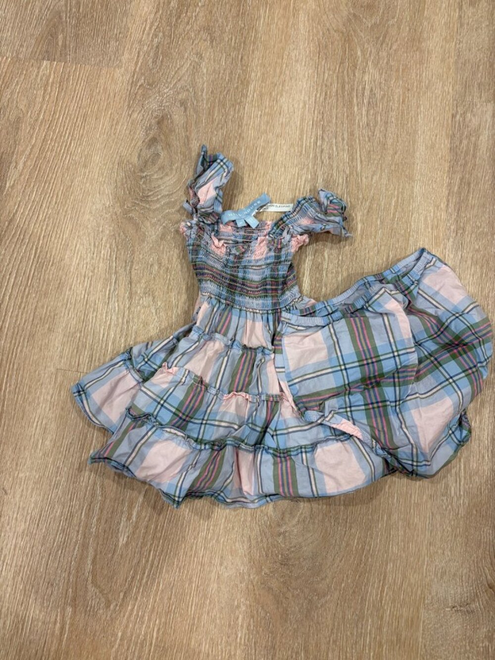 Hill House Home Plaid Dress 2Y Blue Toddler Nap Dress Bloomers